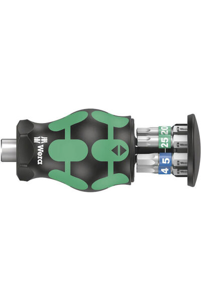 wera Kraftform Kompakt Stubby Magazin 3 Κατσαβίδι με 6 Εναλλάξιμες Μύτες Κωδι...