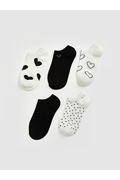 LC Waikiki I Embroidered Women's Booties Socks 5-Pack from Freezen Store