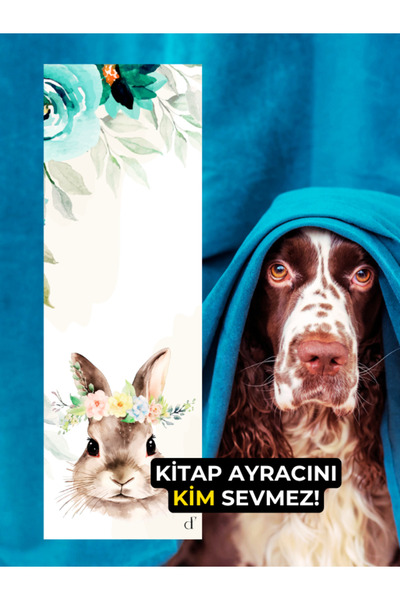 Sevimli Hayvanlar Kitap Ayracı - Tasarımını Seç
