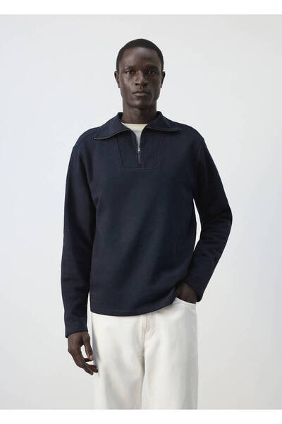 MANGO Man %100 pamuklu relaxed fit sweatshirt
