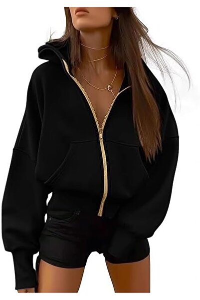 Paporich Womens Zip Up Hoodies, Fall Fashion Sweatshirt, 2025 Clothes Y2K Cro...