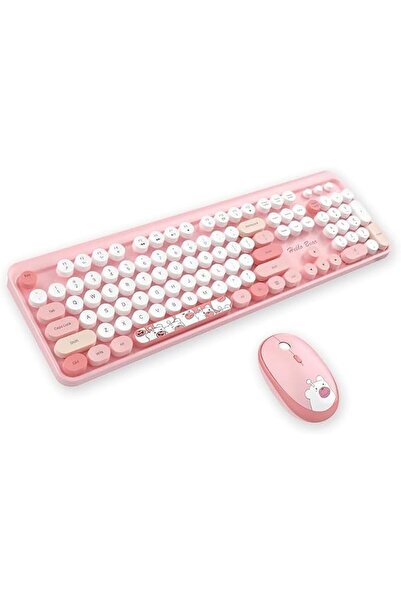 tewiaii Wireless Keyboard and Mouse, Colorful Number Pad and Mice Combo, 2.4G...