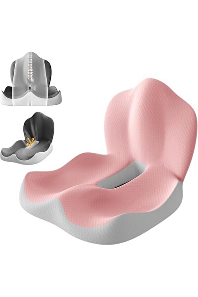 GENERAL Memory Foam Seat Cushion with Lumbar Support Pillow - Office Chair Cu...