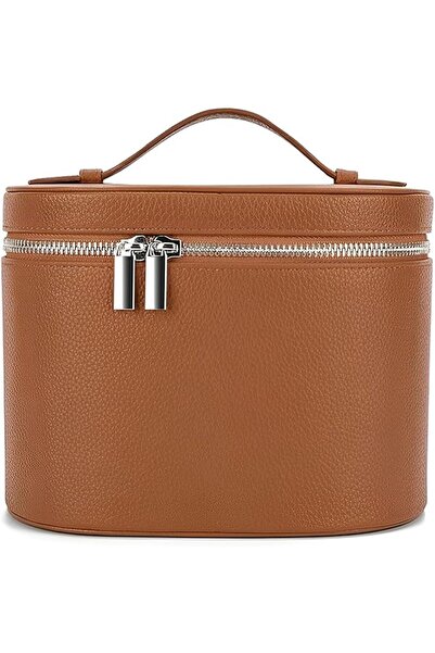 TERRIFI Luxury Hard Shell Makeup Travel Organizer Bag for Women, Portable Cos...