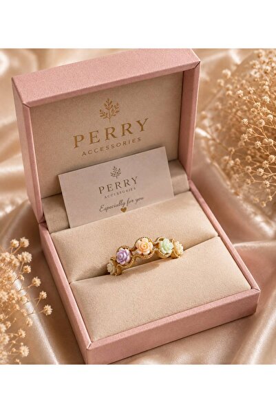 perry accessories Rosabelle ring çiçekli güllü özel tasarım yüzük winx serisi...