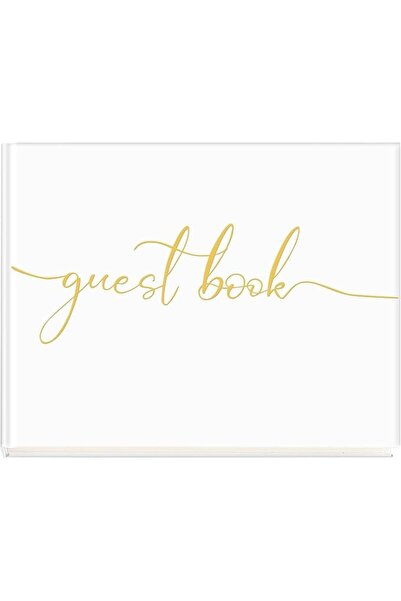 GENERAL Wedding Guest Book for Reception – Elegant Bridal Shower Guest Book, ...