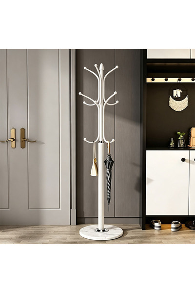 VUCATIN Coat stand Standing coat rack metal coat rack modern clothes rack wit...