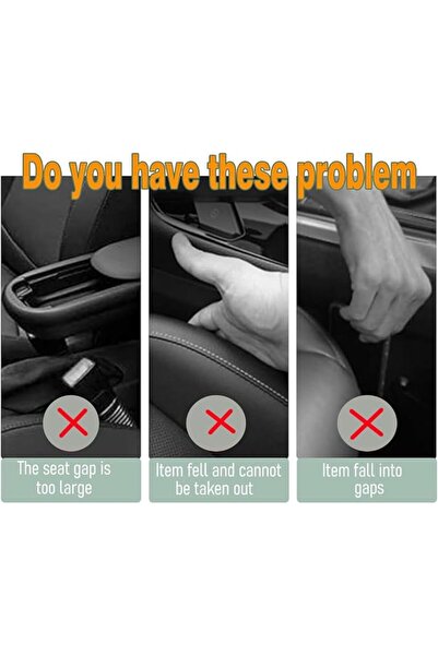 DORAIMI123 2 Pack No Drop Car Seat Gap Filler Guard, Stopper/Catcher to Fill ...