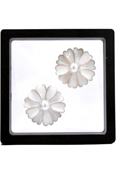 GENERAL Rhinestone Shirt Cufflinks, Set of 2, Floral Decorative Button Covers...