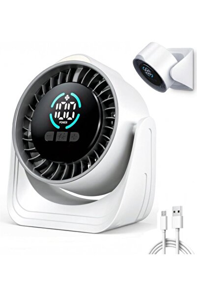 Morvena Picks Ventilator portabil cu turbină, 100 de viteze, Mod de repaus, L...