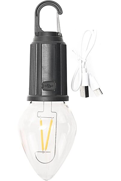 Lawazim Hanging Camping Light - Style 1 USB Rechargeable LED Lantern, A Shape...