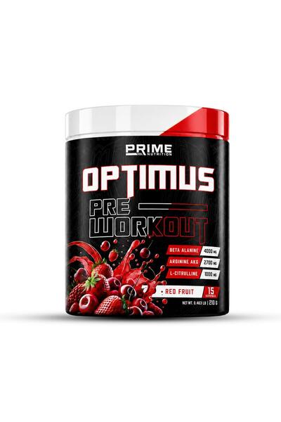 Prime Nutrition Optimus Pre-Workout 210 gram - Red Fruit