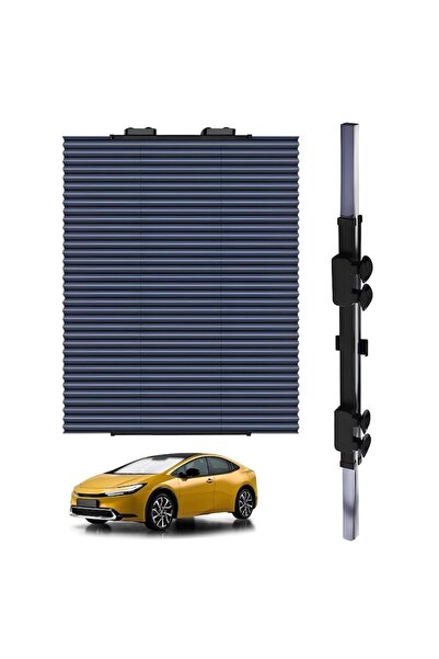 MACVI Parasolar auto universal retractabil și pliabil 120x46 cm — Protecție U...