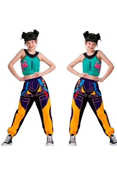 Funny Party Team Στολή Cosplay για Κορίτσια Zoey, Στυλ K-Pop Idol, Πολύχρωμη,...