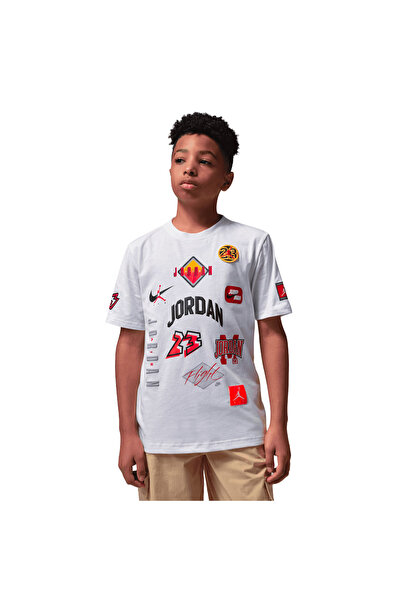JORDAN ΔΙΑΓΕΝΕΙΑΚΟ ΕΜΒΛΗΜΑ 95F385-001 Λευκό 13-15(XL)