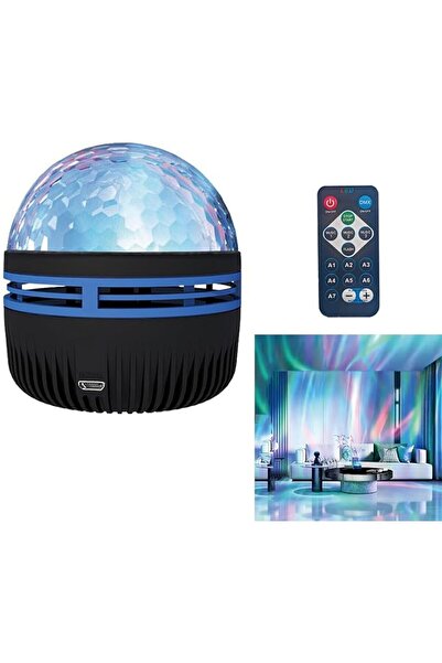GENERAL Aurora Galaxy Projector Night Light,360° Rotating Starry Sky Lamp wit...