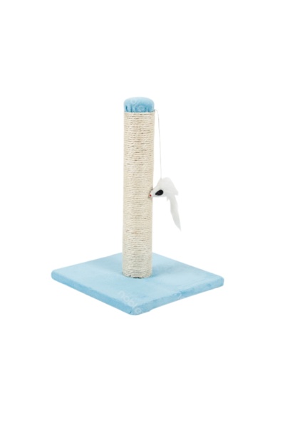 Seven Bird Vertical Scratcher with Multi-Colored Cat Toy by Seven Bird