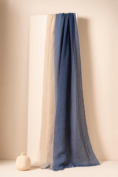 JAWEL Gradient Shawl - Beige Blue Gradient