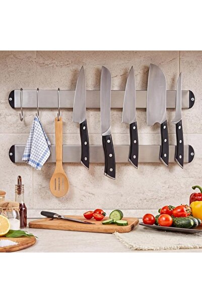 Yaocom 2 Pcs Magnetic Knife Strips 16 Inch Stainless Steel Magnetic Knife Hol...