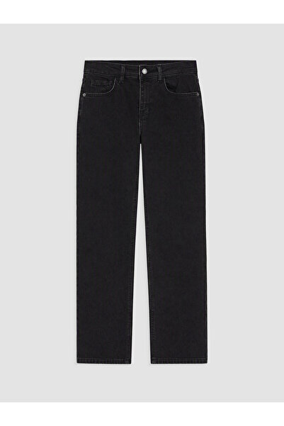 LC Waikiki Lcw Jeans Black Petite Straight Fit Women's Jean Pants