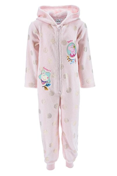 Sun City Fashion Group Ολόσωμη πυτζάμα φλις "Peppa Pig" ροζ