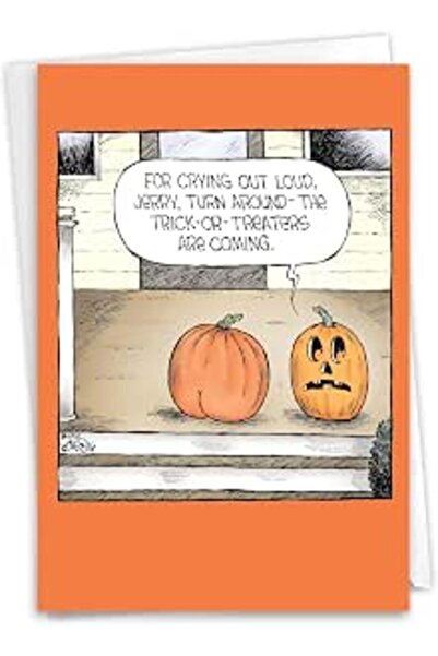GENERAL NobleWorks Funny Objects Halloween Greeting Card w/ 5x7 Envelope (1 C...