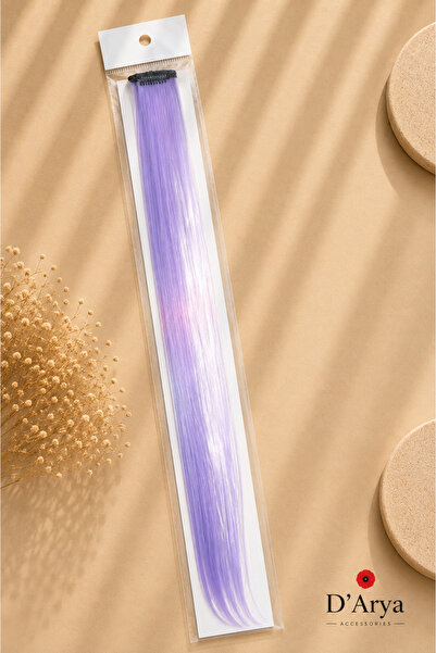 Darya D’Arya Lilac Light Purple Snap-On Tinsel Hairpiece 40-50 cm Dd872– Hair...