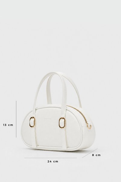 PASSTELL Buckle Oval Cut Trendy Model Women's Crossbody Bag with Hand and Sho...