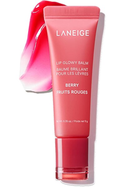 LANEIGE Lip Glowy Balm, Unisex, 0.35 oz, Berry Color