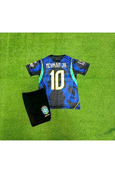 Brezilya 2026 Dünya Kupası Neymar Çocuk Forması (Lacivert)