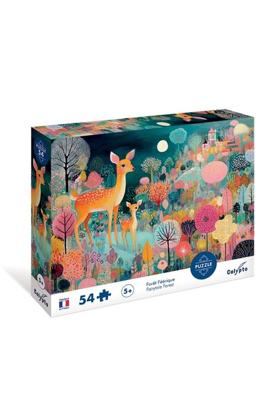 Sentosphere Kartonové puzzle 54 dílků - Začarovaný les - Sentosphere, 47,5 x ...