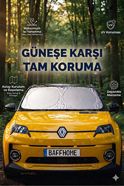 SORA GROUP Premium Large Size Folding Auto Windshield Sunshade Heat Reflectiv...
