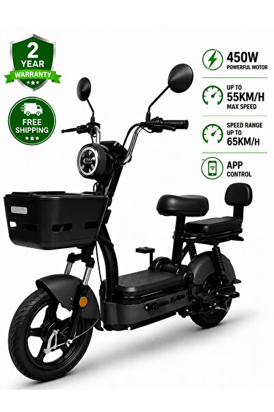 Ummelia Rocco 450W Electric Bike | 48V 12Ah Gel Battery | Up to 65KM Range | ...