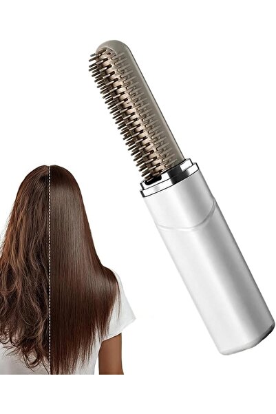 Generic Hair Brush Straightener Cordless 2 Modes Anti-Scald Protection | Mini...