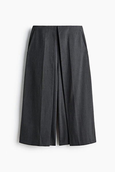 H&M Pile Detaylı Culotte Pantolon