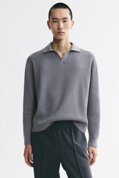 H&M Triko Polo Üst Relaxed Fit