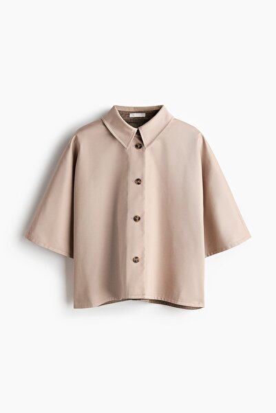 H&M Kısa Kollu Gabardin Ceket