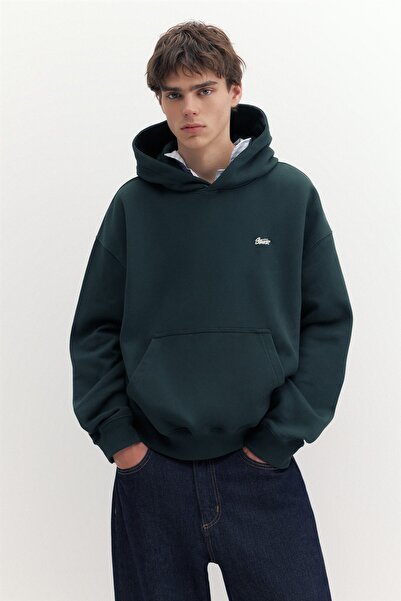 Pull & Bear STWD boxy kapüşonlu sweatshirt