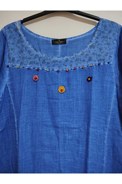 anne moda ankara Authentic, Double-Layered, 100% Pure Stone-Washed Woven Cott...
