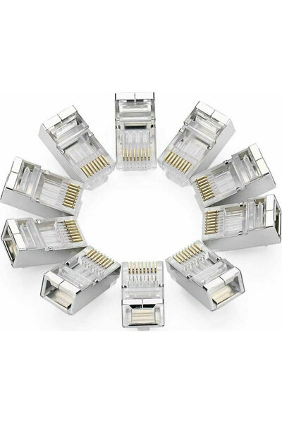 Ugreen Βύσμα RJ-45 male 10τμχ Χρυσό 20333