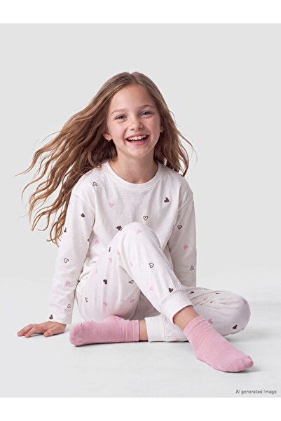 LC Waikiki Timeless Clothing & Timeless Choices Printed Girls' Pajama Set