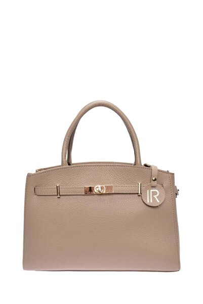 SimpleFind Isabella Rhea Geanta piele -Camelia-Taupe,Geanta de mana piele nat...
