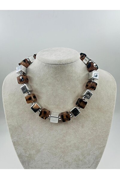 Bozhi Geometric Detailed Bone Necklace 4 Days of Elegance Meaningful Gift for...