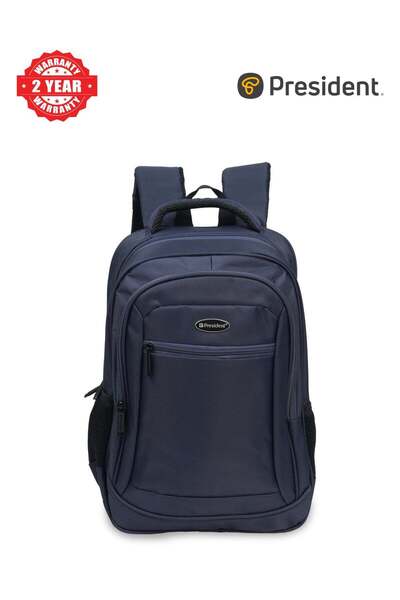 President Stylish & Durable Everyday Carry Backpack - 16" - BLUE