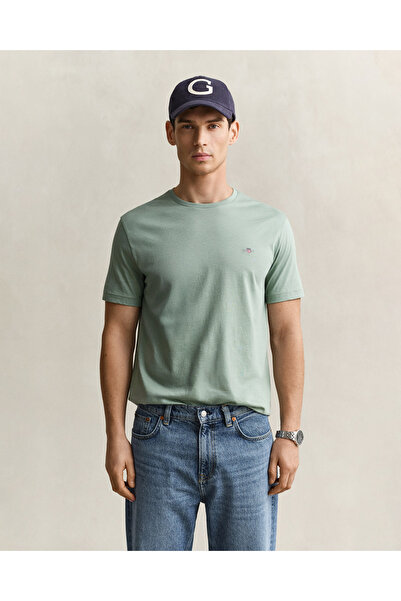 Gant Erkek Yeşil Regular Fit T-Shirt