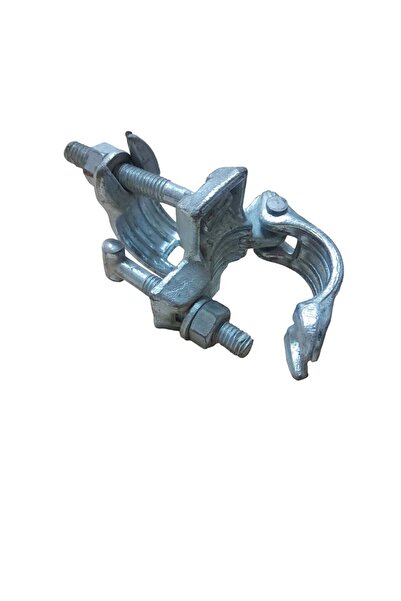 25'Li Sabit İskele Boru Kelepçesi Çiftli Dik Açılı EN 74 Belgeli Galvanizli 48.3 mm