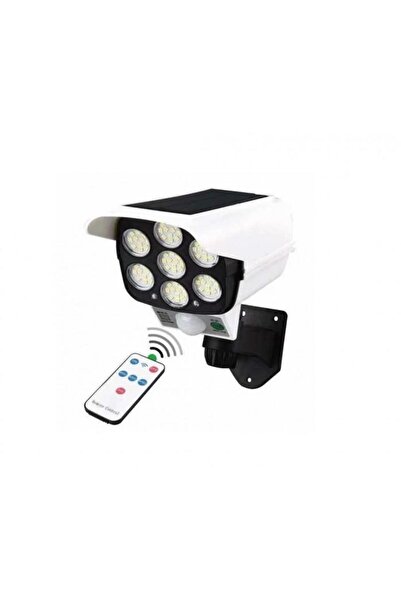 DealsReall Lampă solară LED în formă de cameră de supraveghere, iluminat exte...