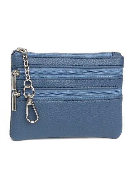 STARSTAR Women's wallet chestnut brown with key ring.