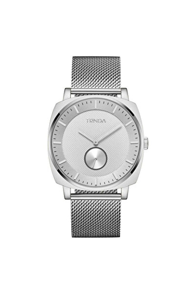 TRNDA Men's Stainless Steel Watch, Silver Mesh Band | Trnda-S45m