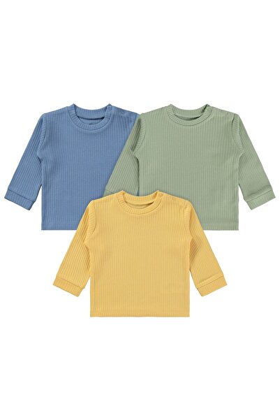 Minidamla Basic 3-Piece Set 6-18 Months Sweatshirt - Blue